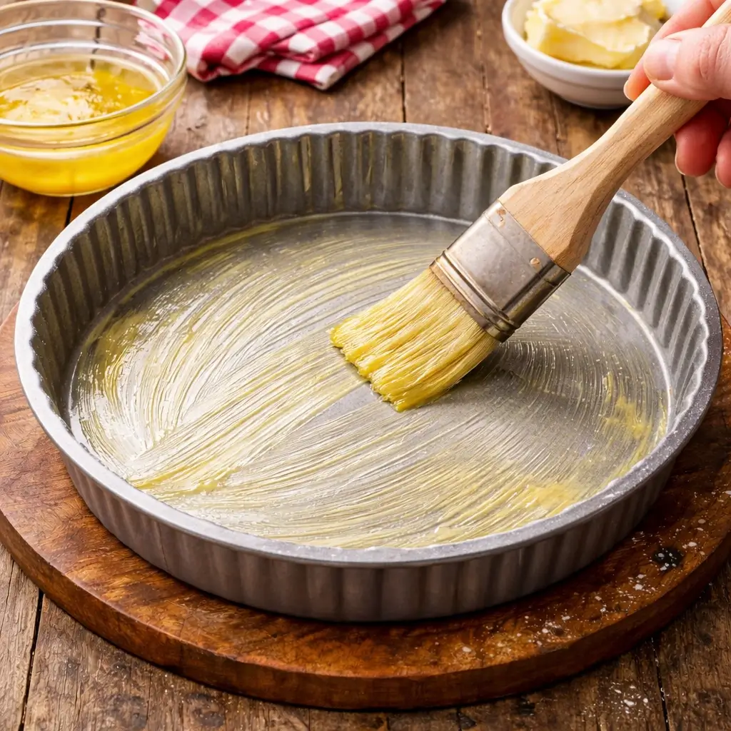 Ruffled Milk Pie with Raspberries