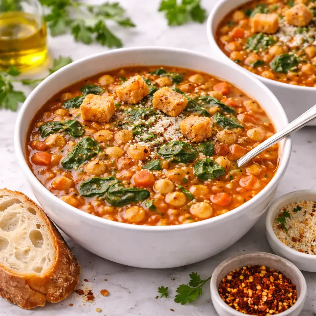 Chickpea Tomato Soup