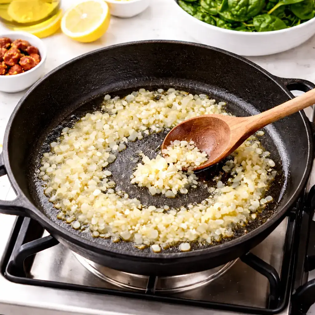 Creamy Tuscan White Bean Skillet