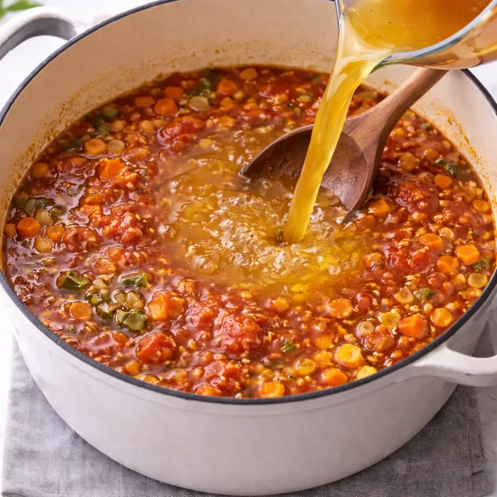 Chickpea Tomato Soup