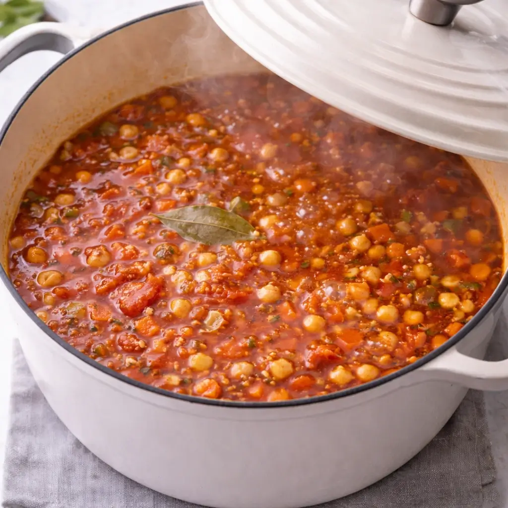 Chickpea Tomato Soup