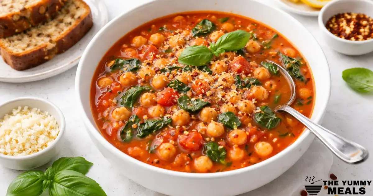 Chickpea Tomato Soup