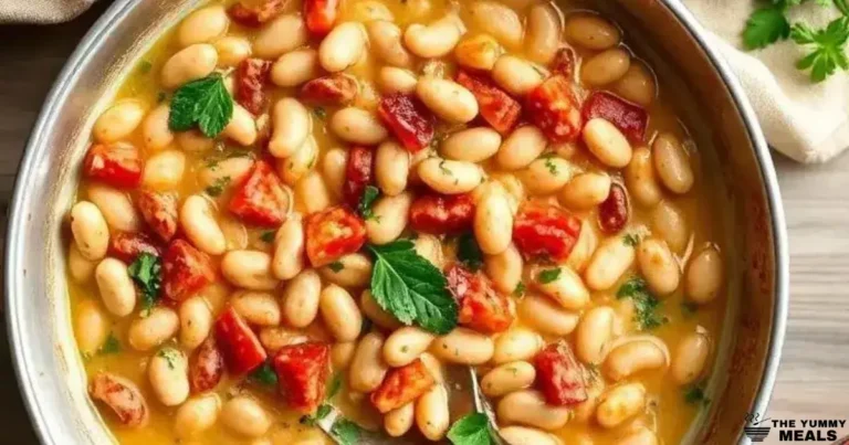 Creamy Tuscan White Bean Skillet