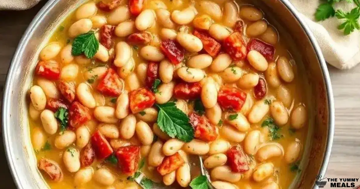 Creamy Tuscan White Bean Skillet