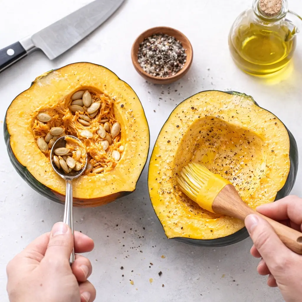 Vegetarian Stuffed Acorn Squash