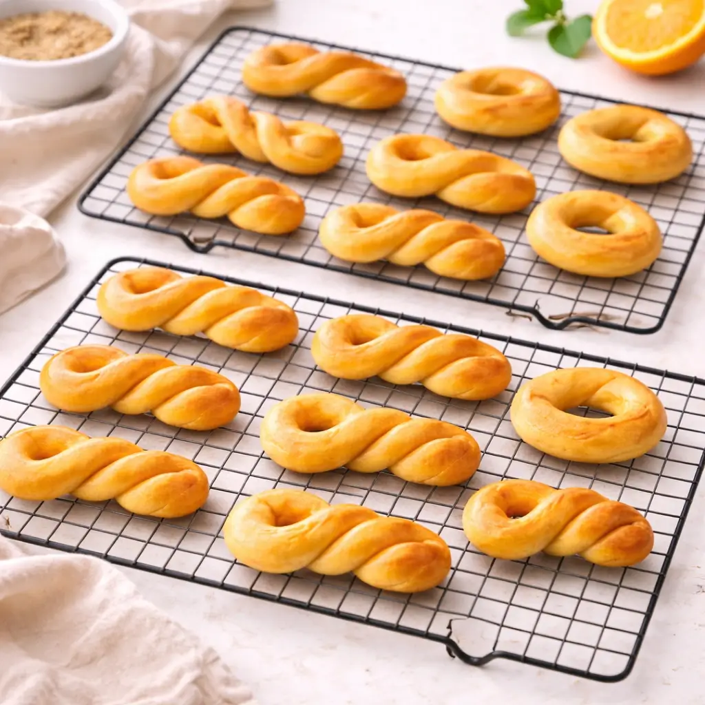 Greek Butter Cookies Koulourakia