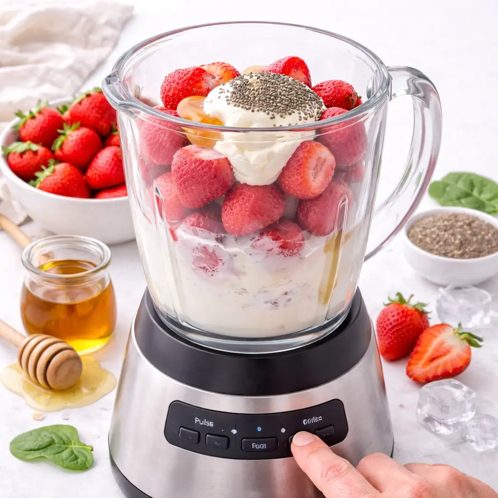 Healthy Strawberry Smoothie