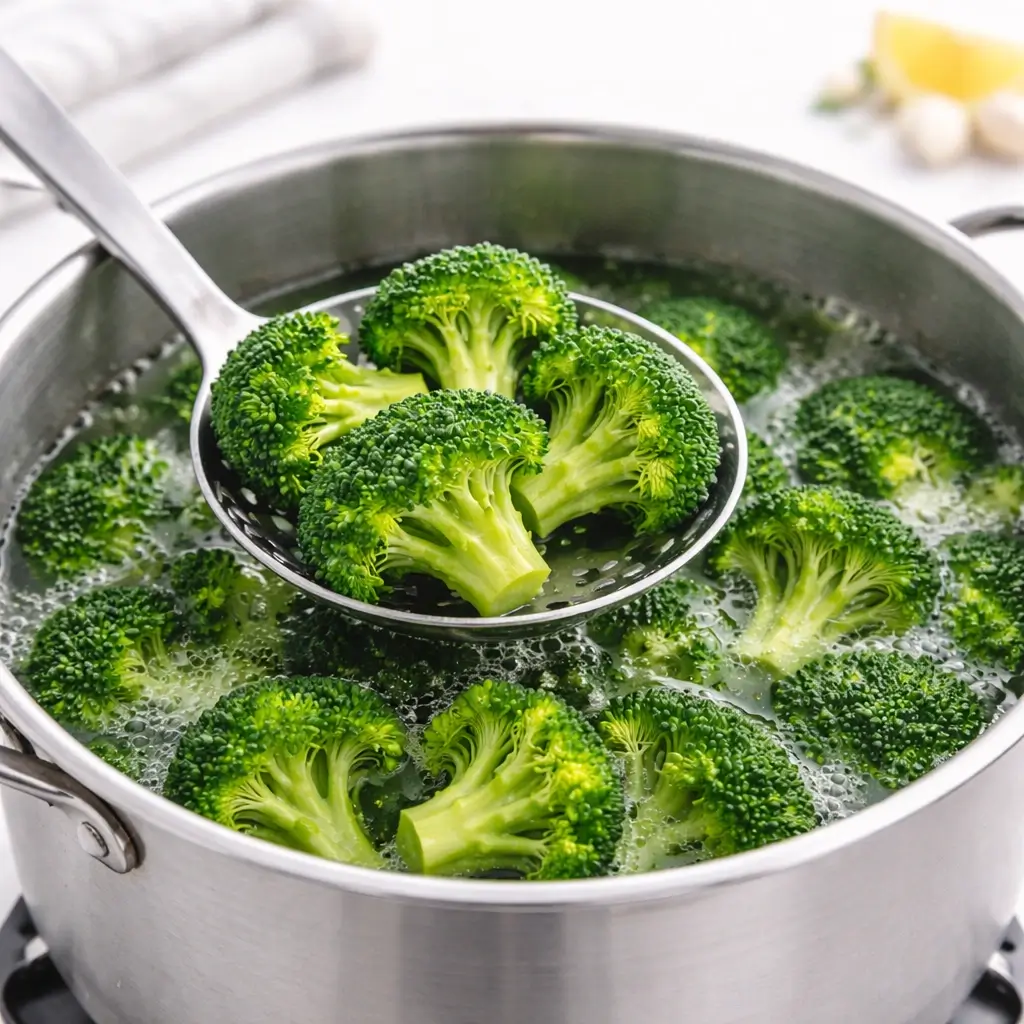 Cheesy Smashed Broccoli
