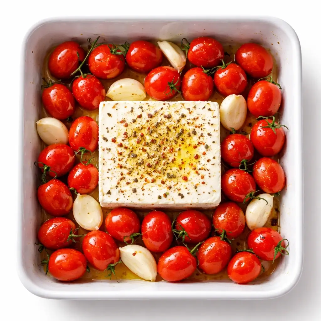 Baked Feta Dip with Cherry Tomatoes