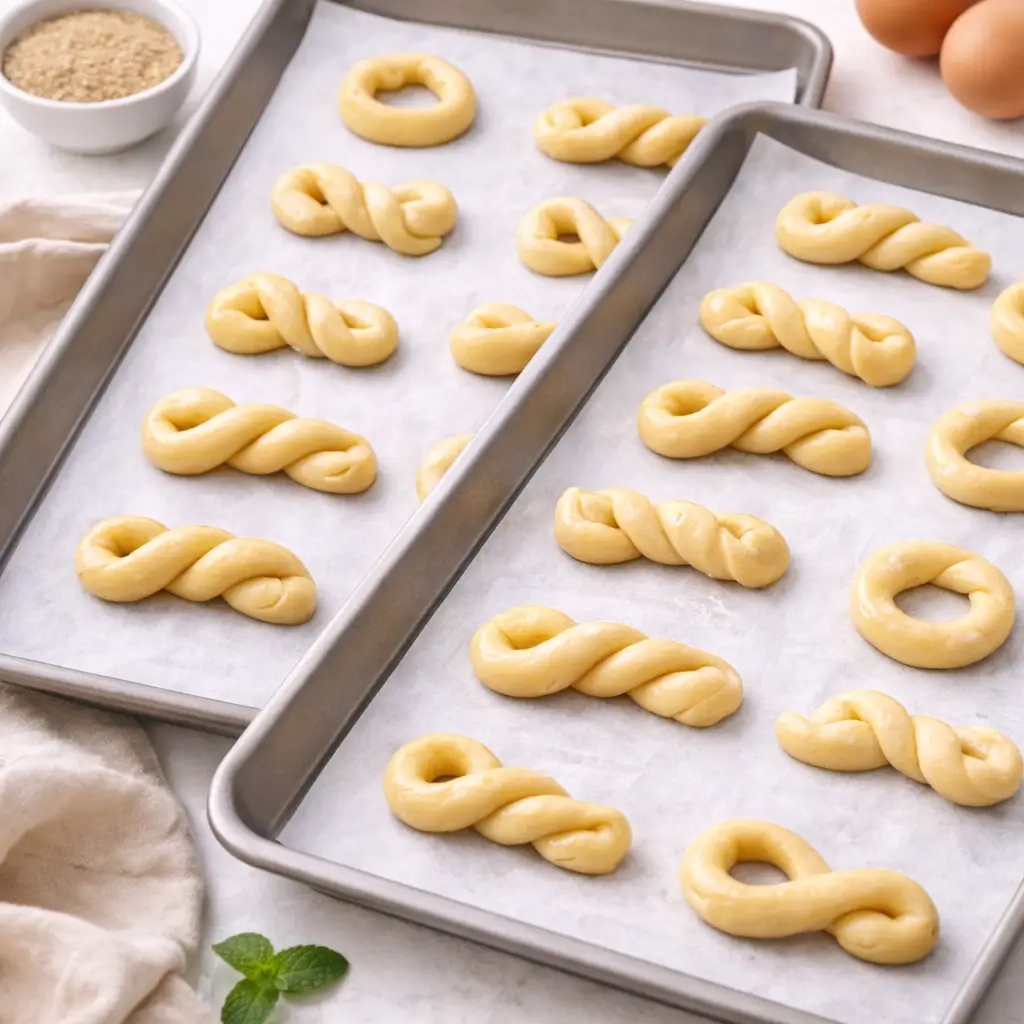 Greek Butter Cookies Koulourakia