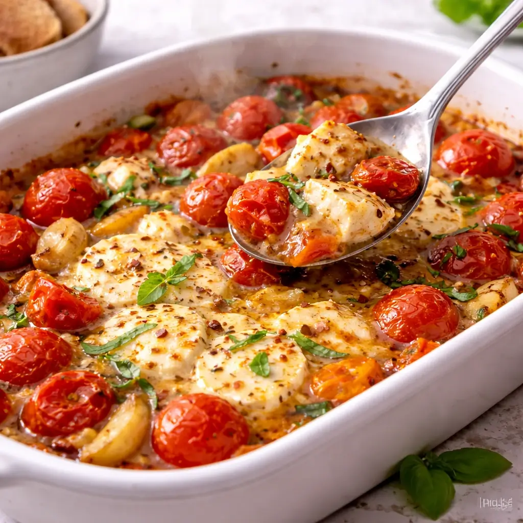 Baked Feta Dip with Cherry Tomatoes