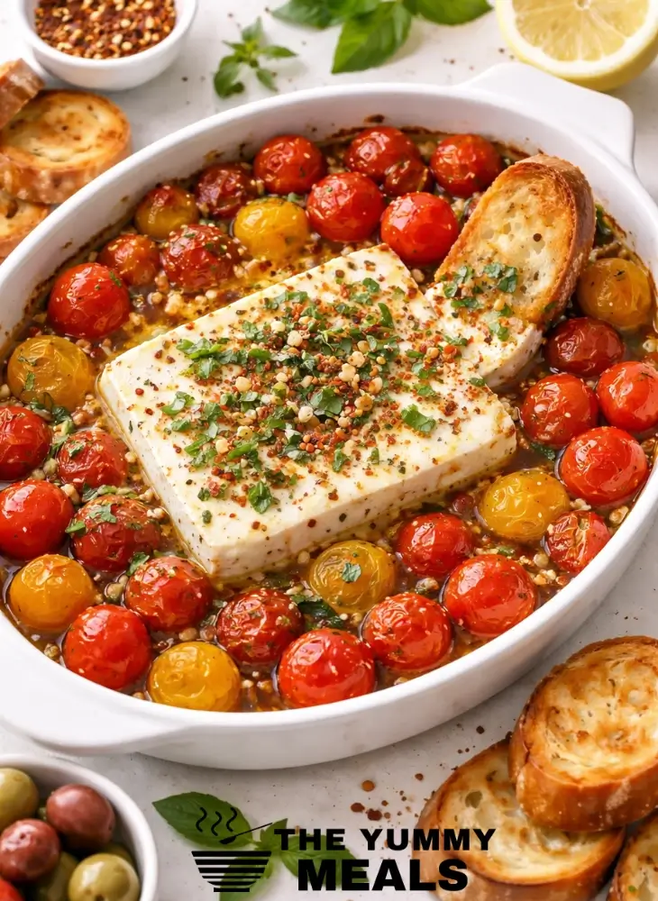Baked Feta Dip with Cherry Tomatoes
