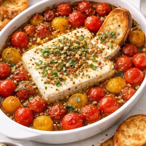 Baked Feta Dip with Cherry Tomatoes