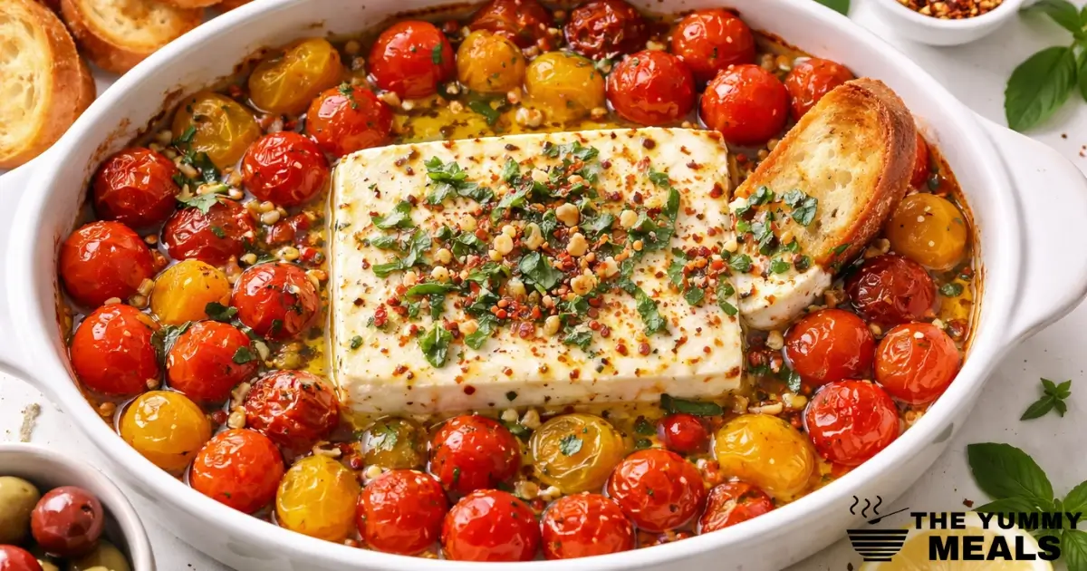 Baked Feta Dip with Cherry Tomatoes