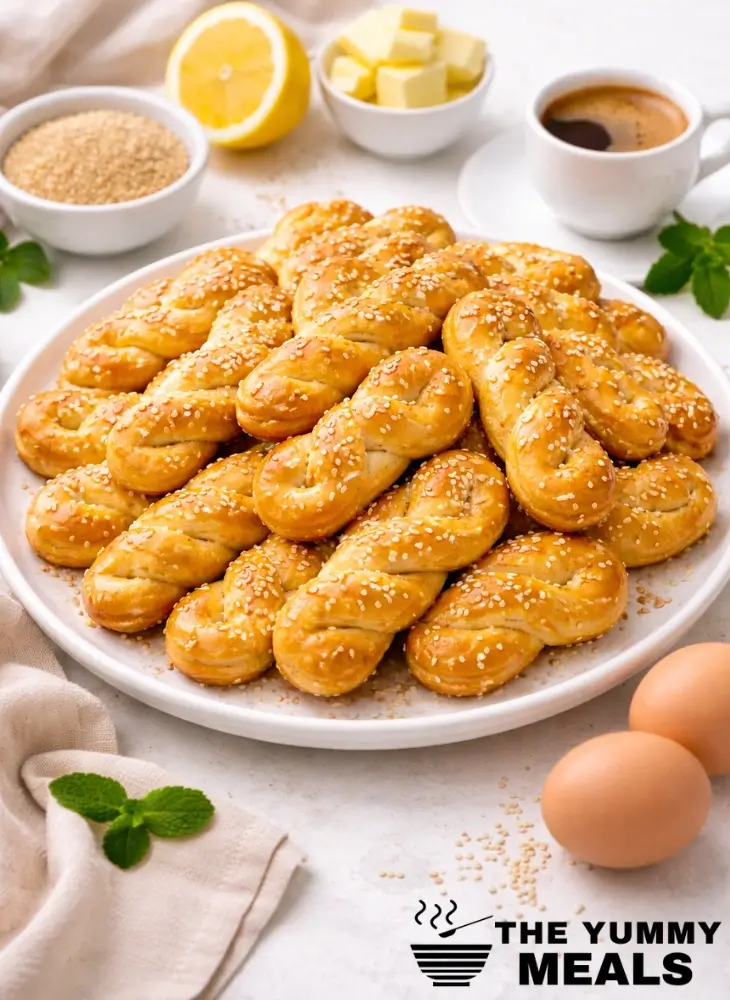 Greek Butter Cookies Koulourakia