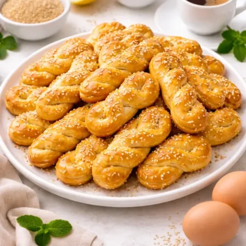 Greek Butter Cookies Koulourakia