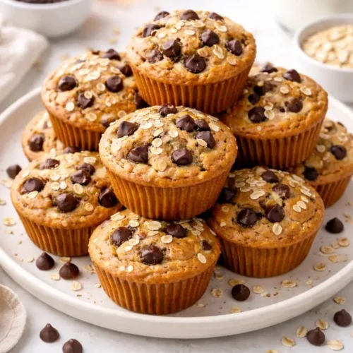 Healthy Chocolate Chip Muffins