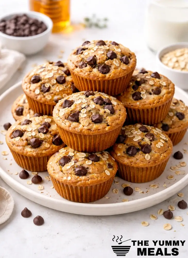 Healthy Chocolate Chip Muffins