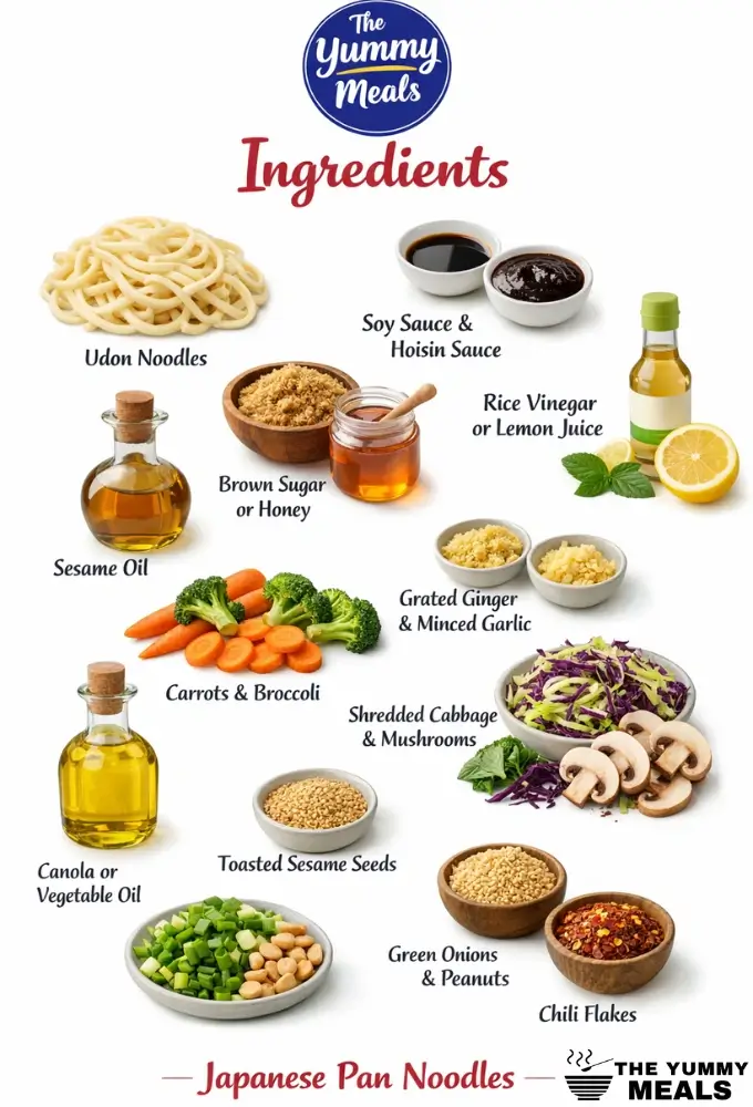 Japanese Pan Noodles 