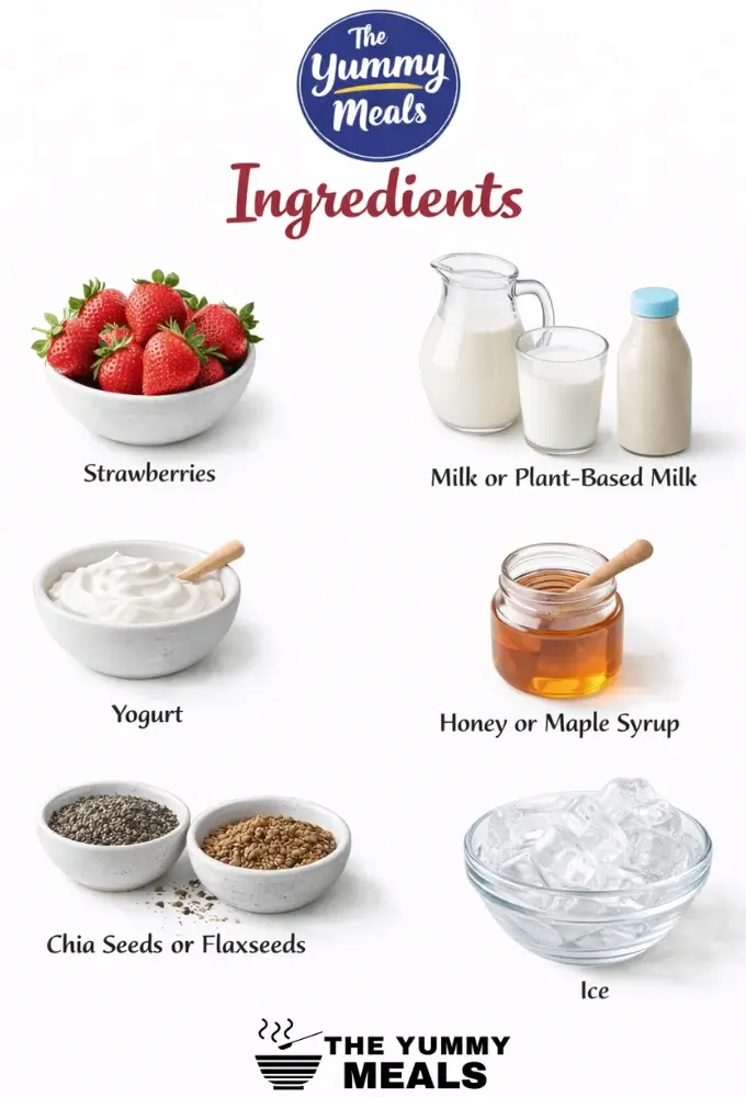 Healthy Strawberry Smoothie