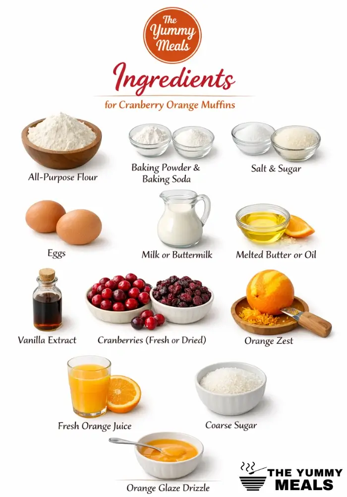 Cranberry Orange Muffins