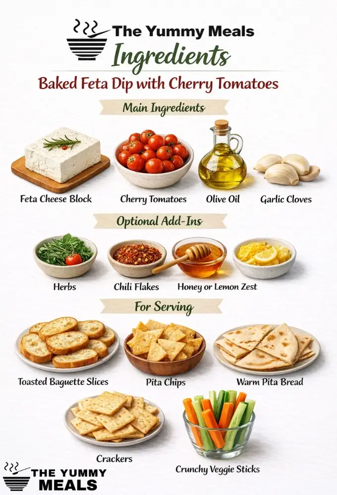 Baked Feta Dip with Cherry Tomatoes