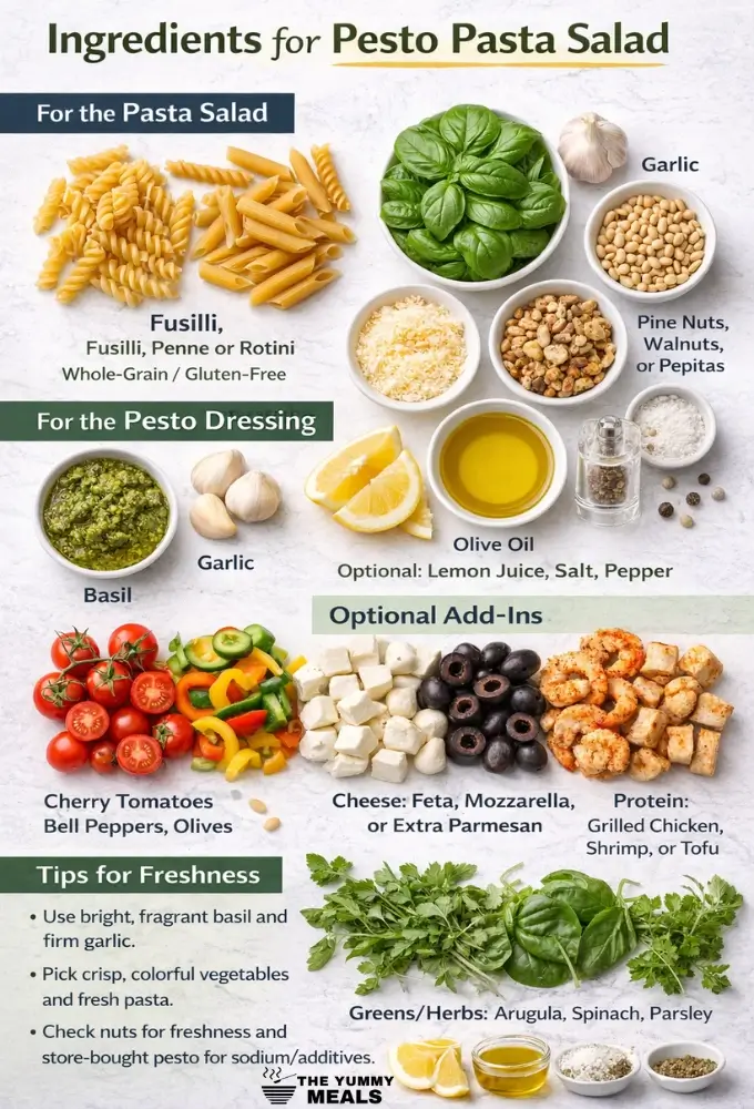 Pesto Pasta Salad Recipe
