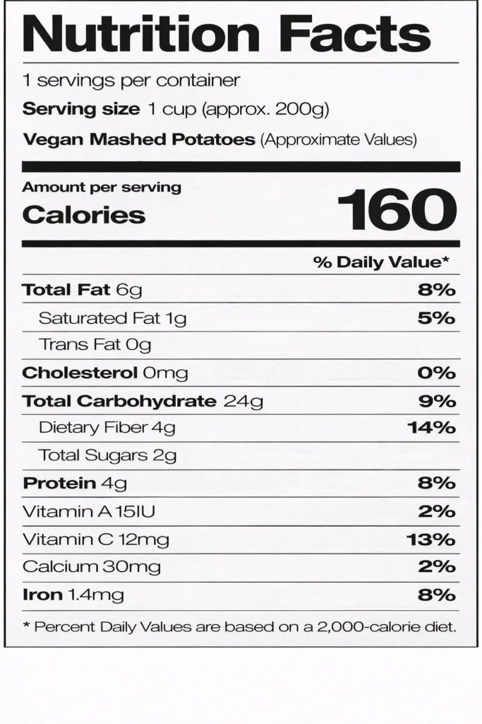 Vegan Mashed Potatoes