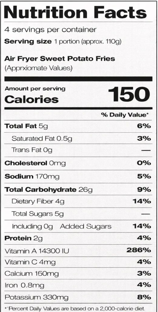 Air Fryer Sweet Potato Fries