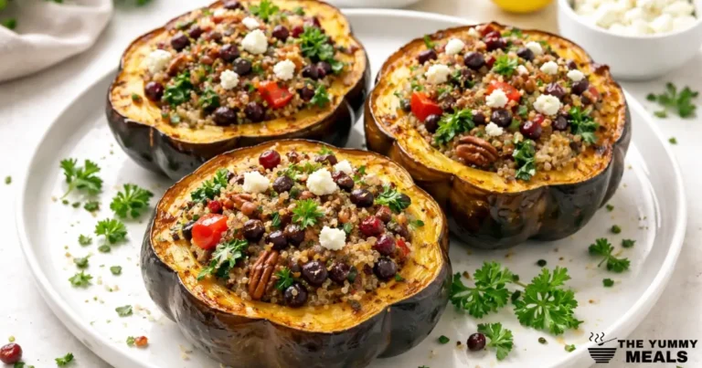 Vegetarian Stuffed Acorn Squash