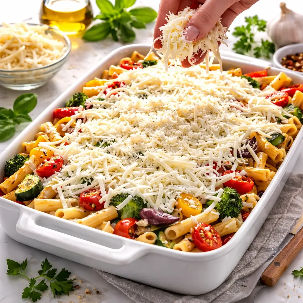 Baked Ziti with Roasted Vegetables