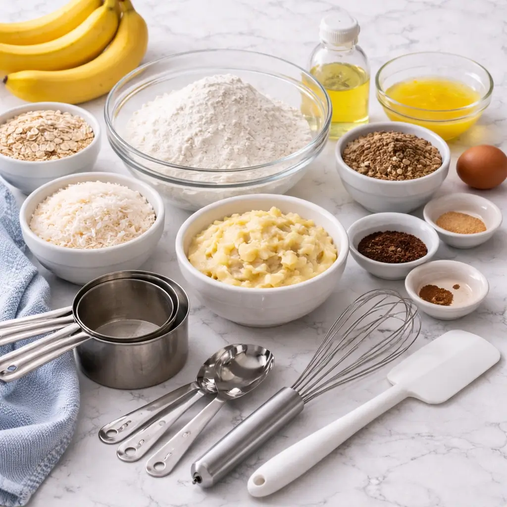 Banana Coconut Muffins