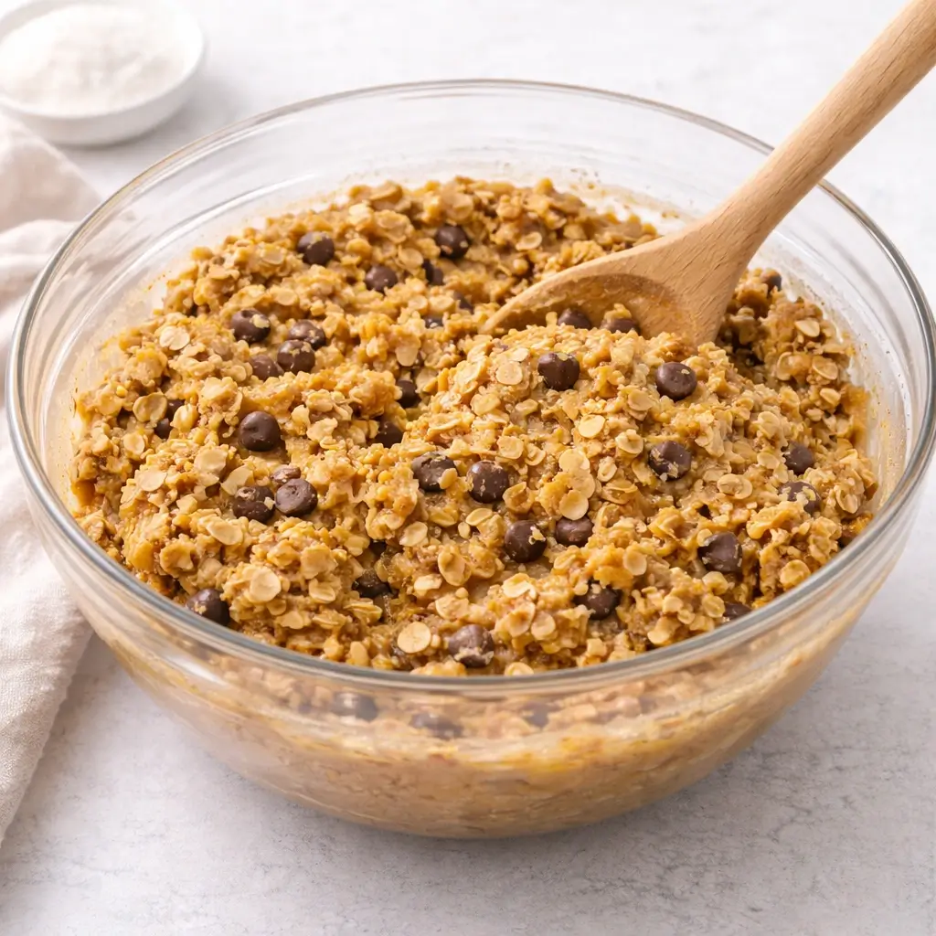 Chocolate Peanut Butter Oat Cookies