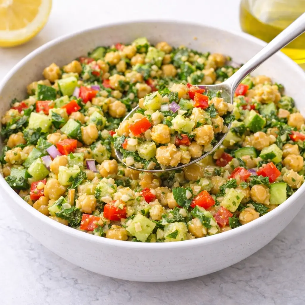 Vegan Chickpea Salad Recipe