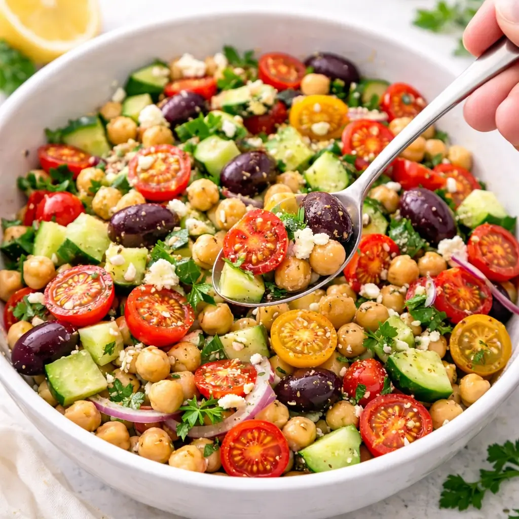 Greek Chickpea Salad