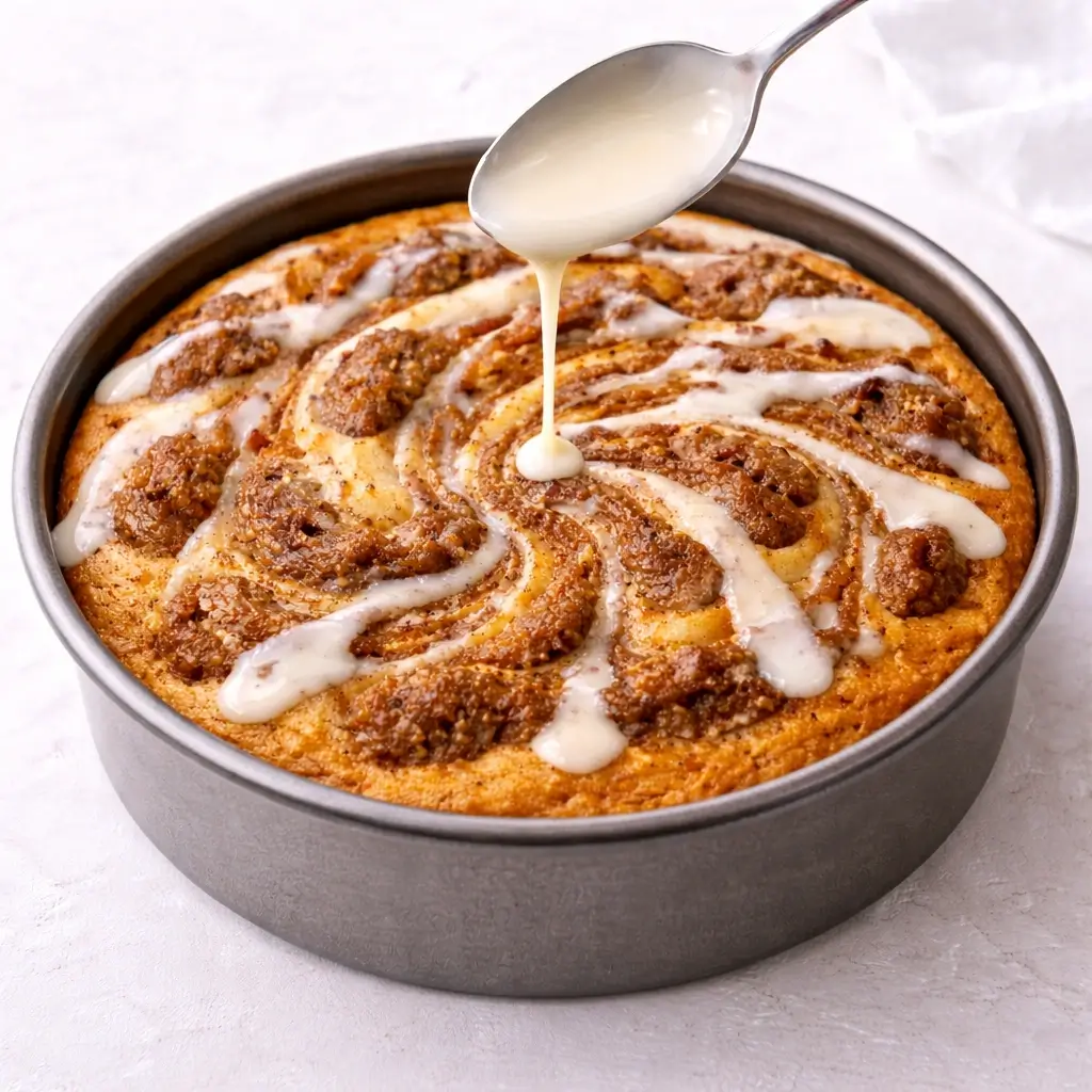 Cinnamon Roll Cake