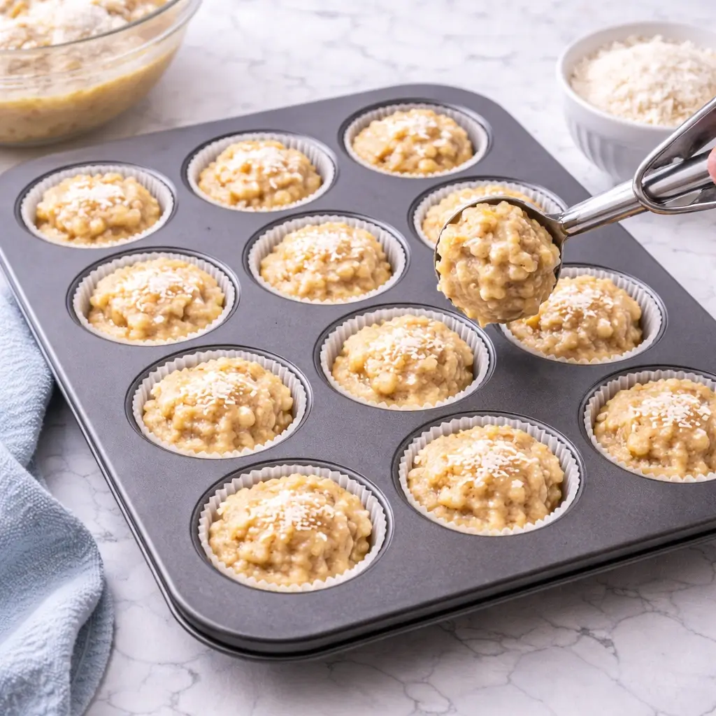 Banana Coconut Muffins