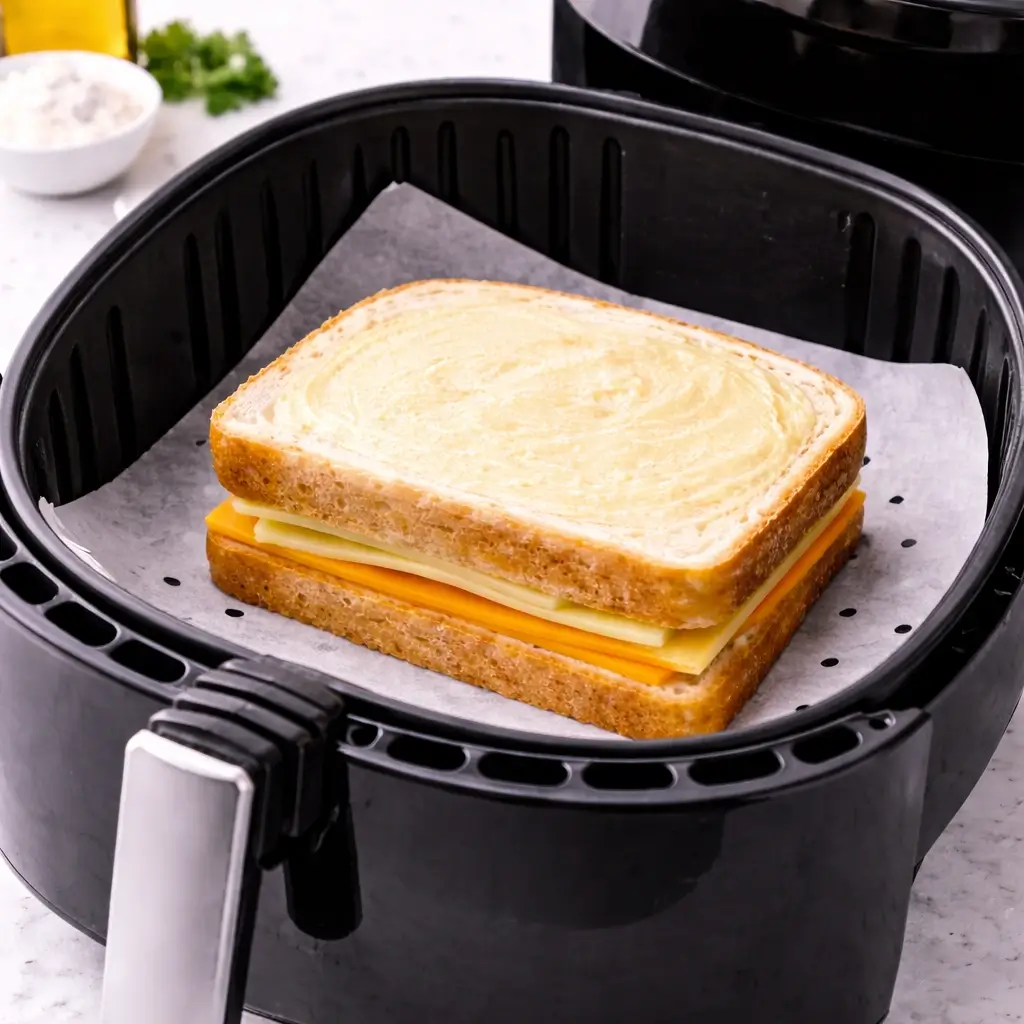 Air Fryer Grilled Cheese