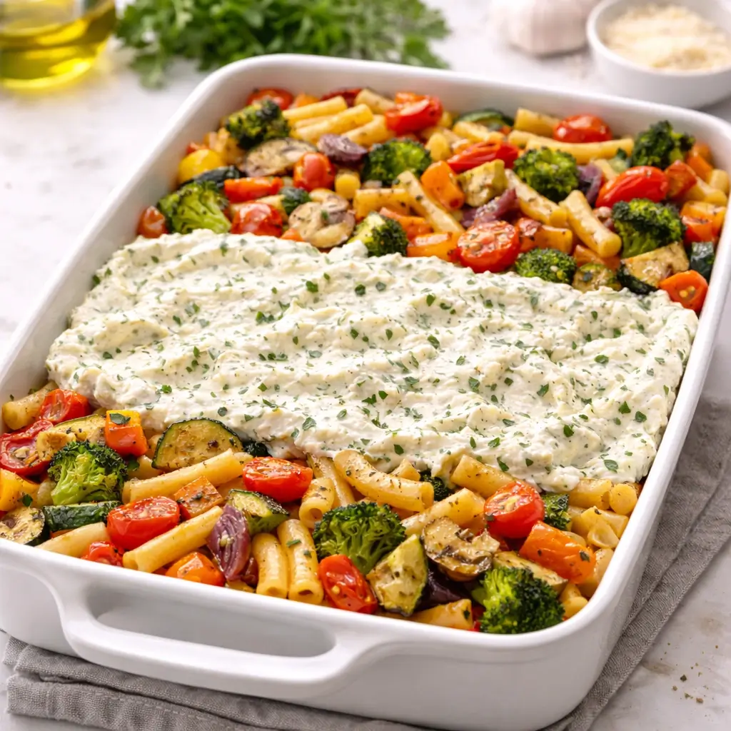 Baked Ziti with Roasted Vegetables