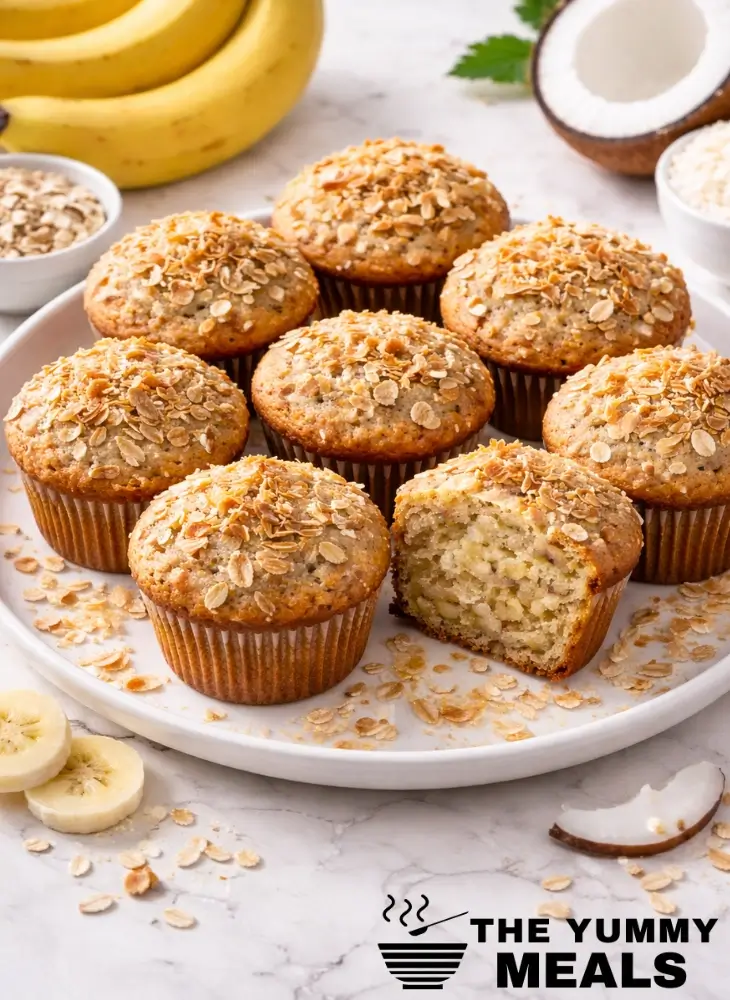 Banana Coconut Muffins