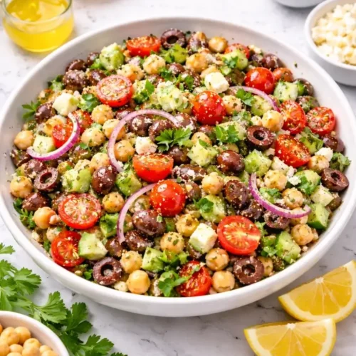 Greek Chickpea Salad