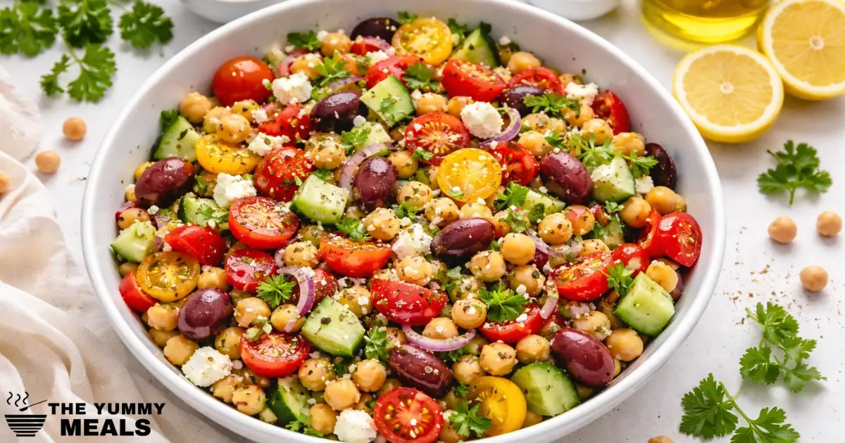 Greek Chickpea Salad