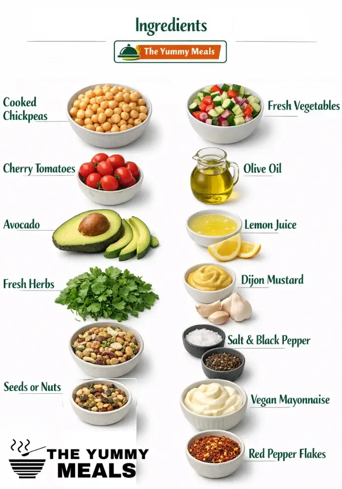 Vegan Chickpea Salad Recipe