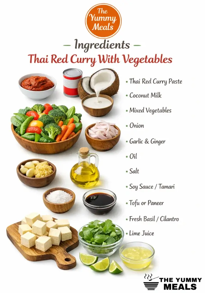 Thai Red Curry with Vegetables