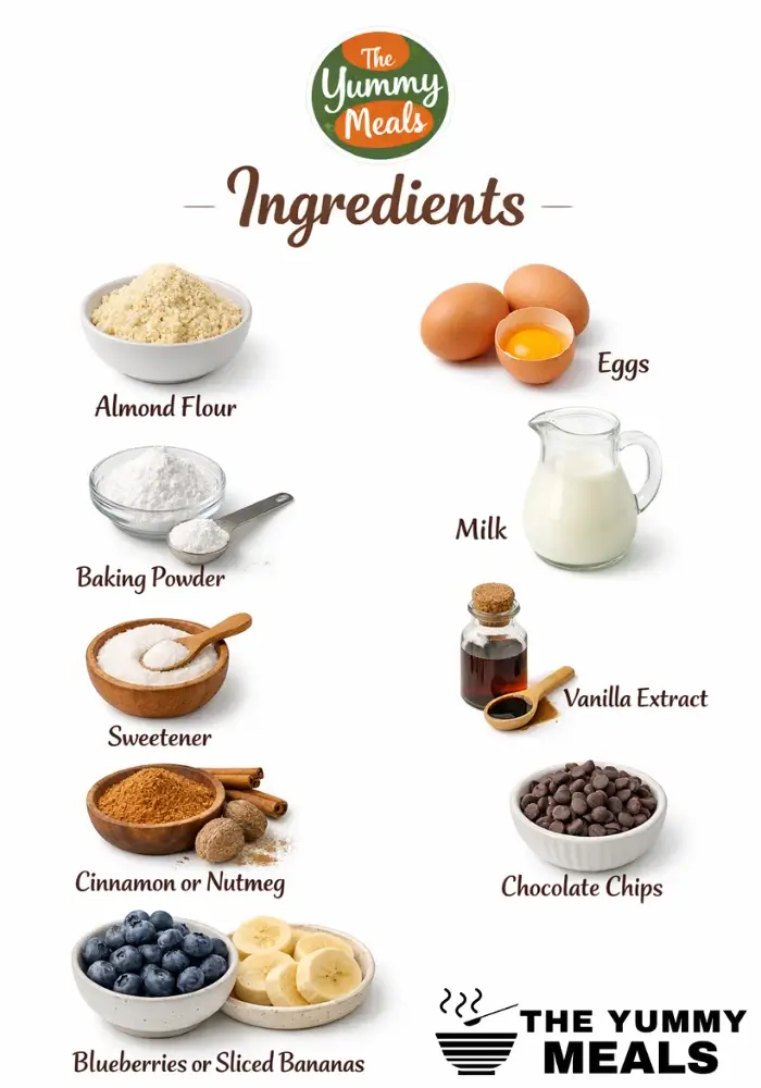 Almond Flour Pancakes Recipe