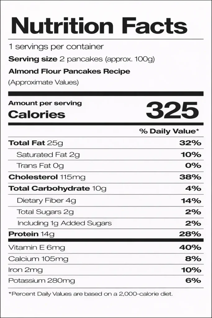 Almond Flour Pancakes Recipe