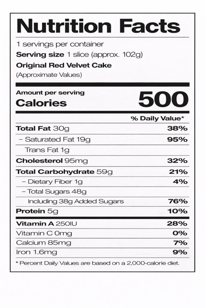 Original Red Velvet Cake Recipe