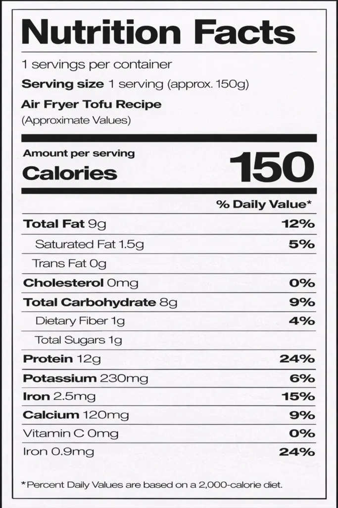 Air Fryer Tofu Recipe