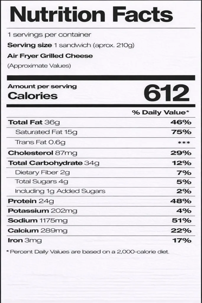 Air Fryer Grilled Cheese