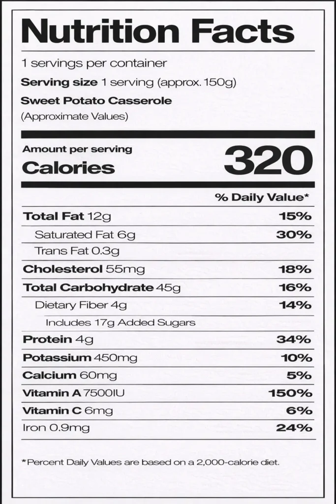 Sweet Potato Casserole